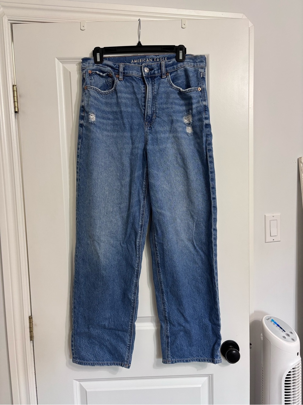American Eagle Outfitters Blue Straight Leg Jeans